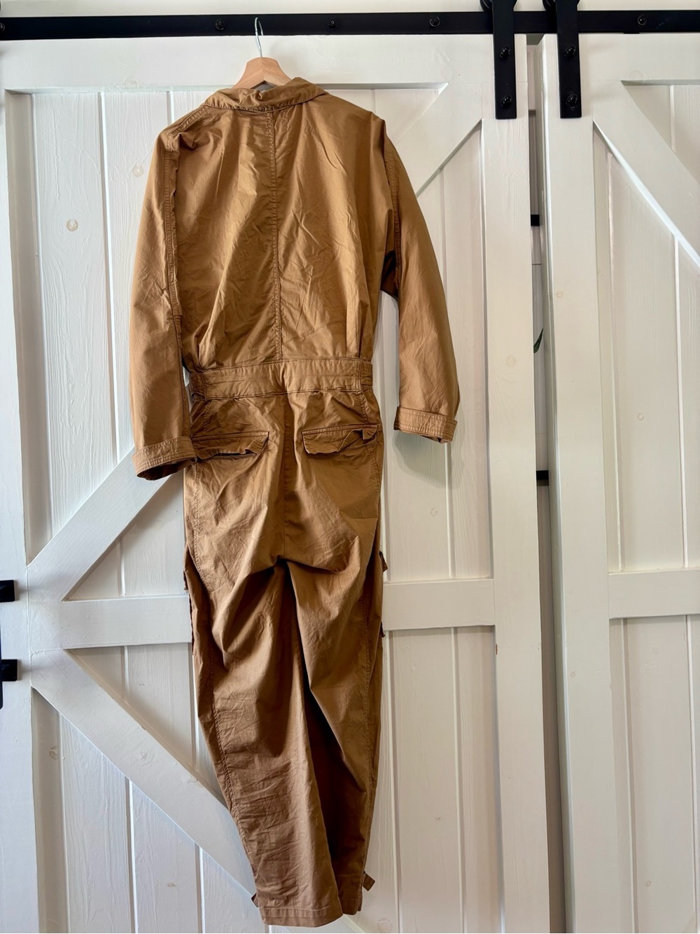 Pistola Aidy Cargo Utility Jumpsuit One Piece Paratrooper Nutmeg Brown M - Picture 3 of 10